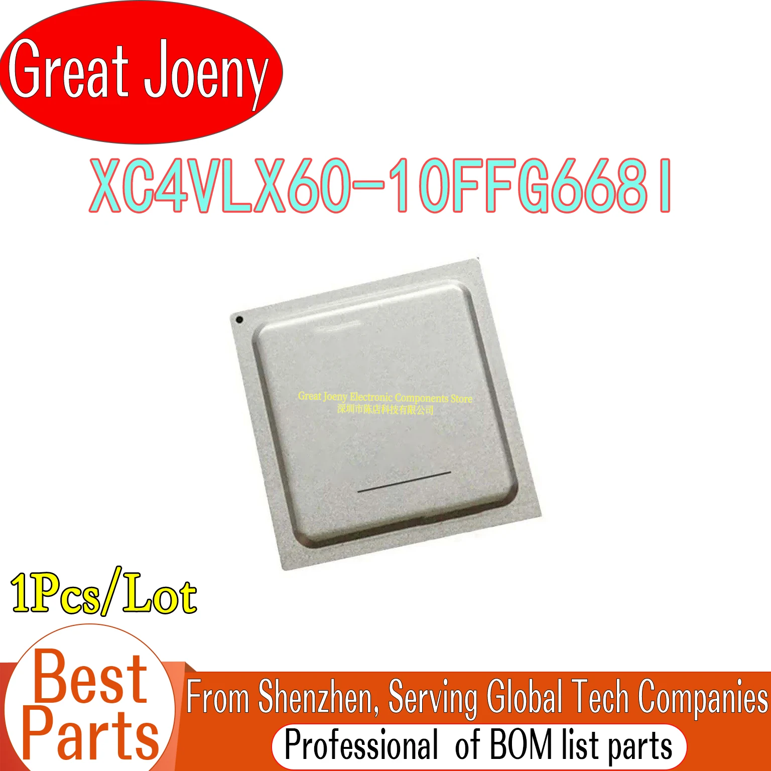 

100% New Original XC4VLX60 XC4VLX60-10FFG668I IC Chipset FCBGA-668