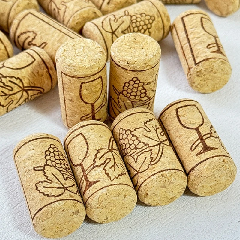 

20pcs/set Wine Cork Stopper Natural Wood Wine Bottle Stopper Bar Tools Kitchen Accessories