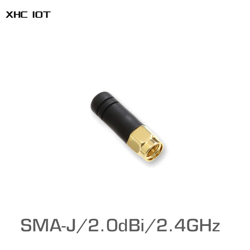 2PCs 2.4GHz Omni WIFI Uhf Antenna SMA-J Interface 50 Ohm TX2400-JZ-3 Impedance Less Than 1.5 SWR 2.0dBi Omnidirectional Antenna