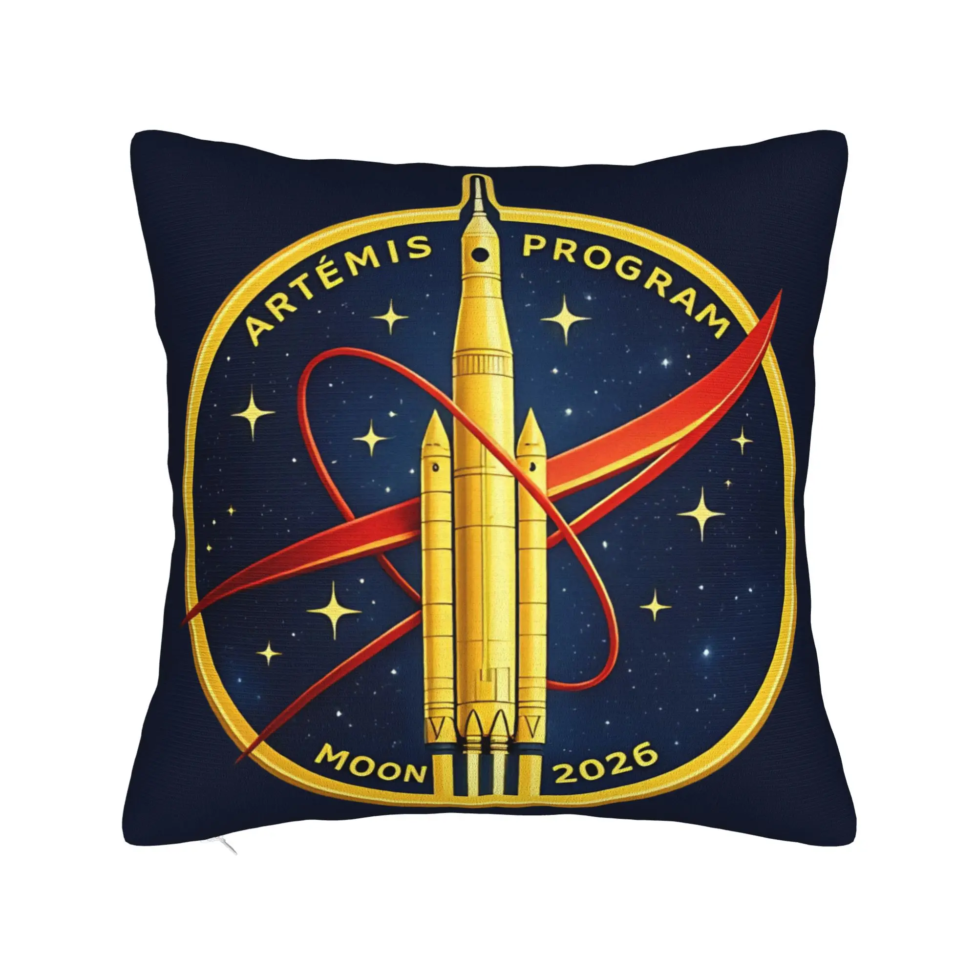 Artemis II Mission To The Moon 2026 Artemis 2 Pillow Printing Cover Decorations Throw Pillow Case Cover Seater Multiple Sizes