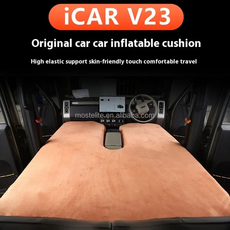 Portable Car Trunk Sleeping Pad Travel Camping Mat Inflatable Mattress for Chery Icar V23 Accessories
