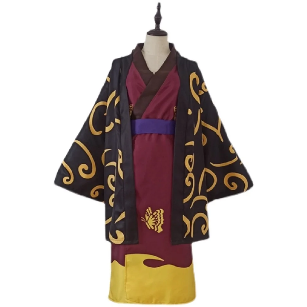 Unisex Japan Anime Cos Takasugi Shinsuke Cosplay Costumes Kimono Uniform Suit Sets