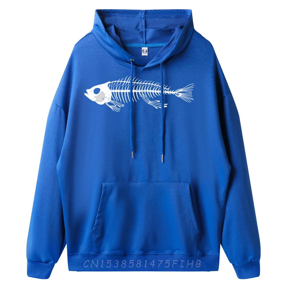 Bone Fish Skeleton Leisure Round Collar Man Sweatshirt Hip hop Hoodies Discount Long Sleeve Pullover For Man