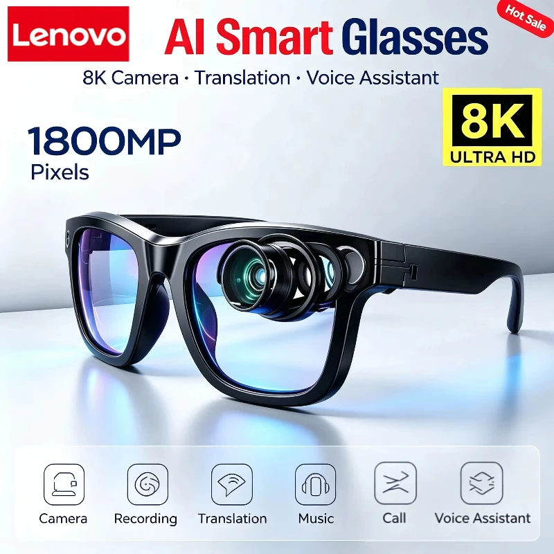 novos-Oculos-inteligentes-bluetooth-lenovo-Oculos-de-motocicleta-com-ia-som-surround-controle-por-toque-Oculos-de-sol-inteligentes-multifuncionais