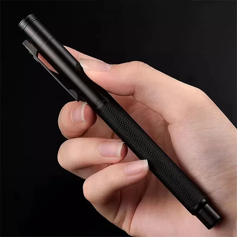 Hongdian 1850 Black Metal Titanium Fountain Pen Black EF/F/Bent Nib Beautiful Tree Texture Writing  Pen for Office Business