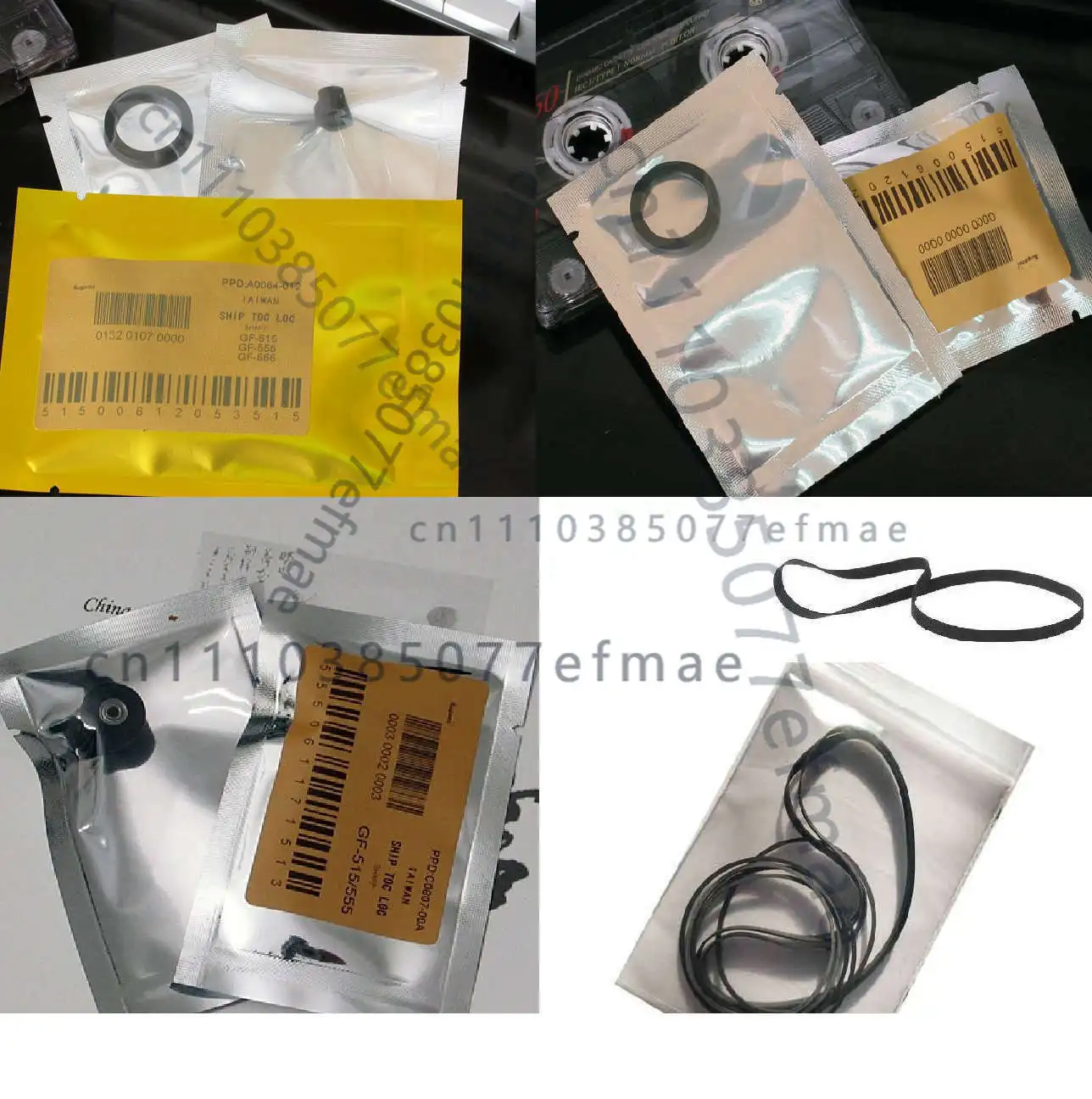 Correas de transmisión, rodillo de presión, kit de reparación de neumáticos de rodillo tensor para Sharp GF-555 GF-515 GF-666