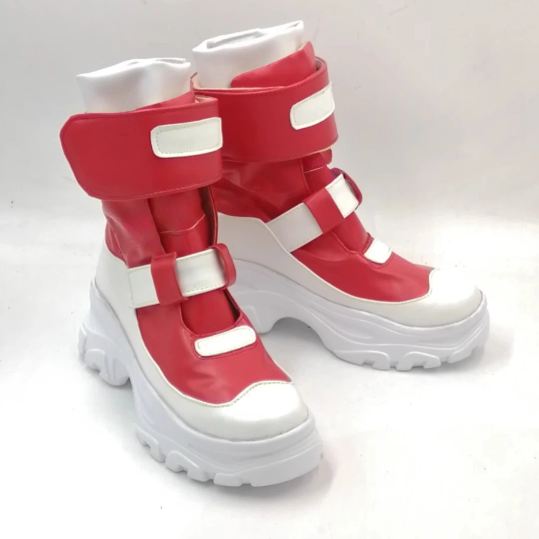 Kiriko Cosplay Schuhe Spiel OW Rolle Spielen Rote Stiefel Halloween Karneval Party Zubehör Für Frauen