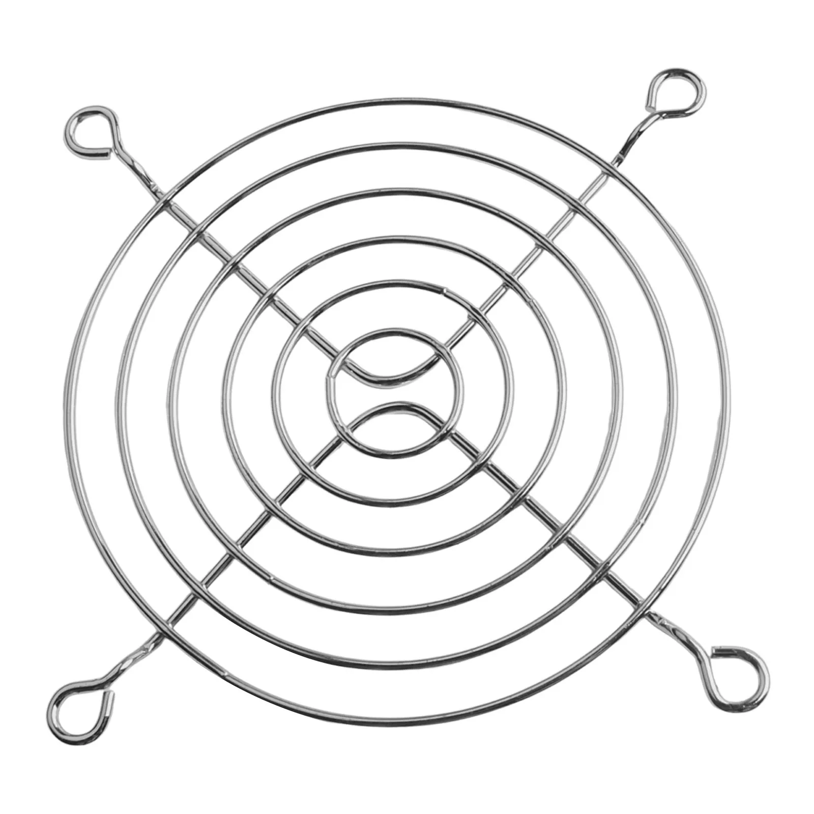 10pcs Metal Cooling Fan Grille Covers 90mm Diameter Featuring Radiation For Protection and Filter Net for Fan Safety Compliance