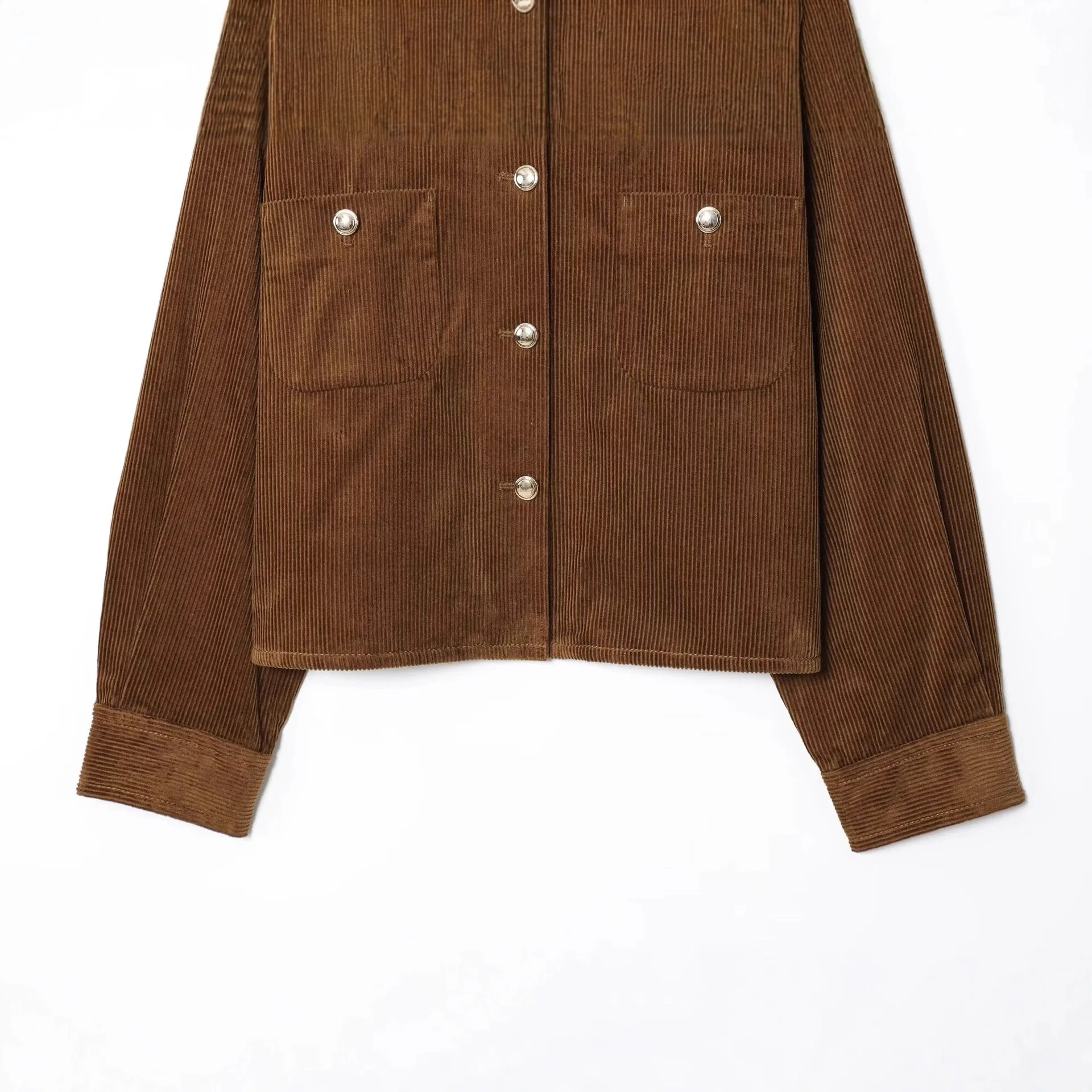 Sweet Fre fluwelen damesjas lang Sve turn-down kraag oversized bovenkleding rechte buis pe pure kleur herfstfaion