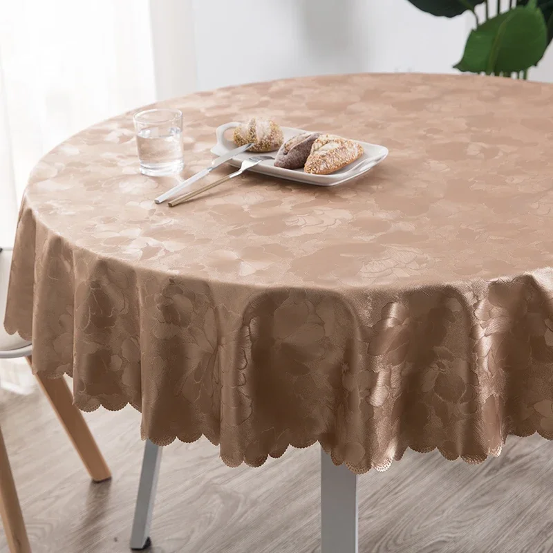 

Minimalist Solid Color Tablecloth Thickened Multi-color Printed Tablecloth Waterproof Oil Resistant Dust Anti Slip Table Cover