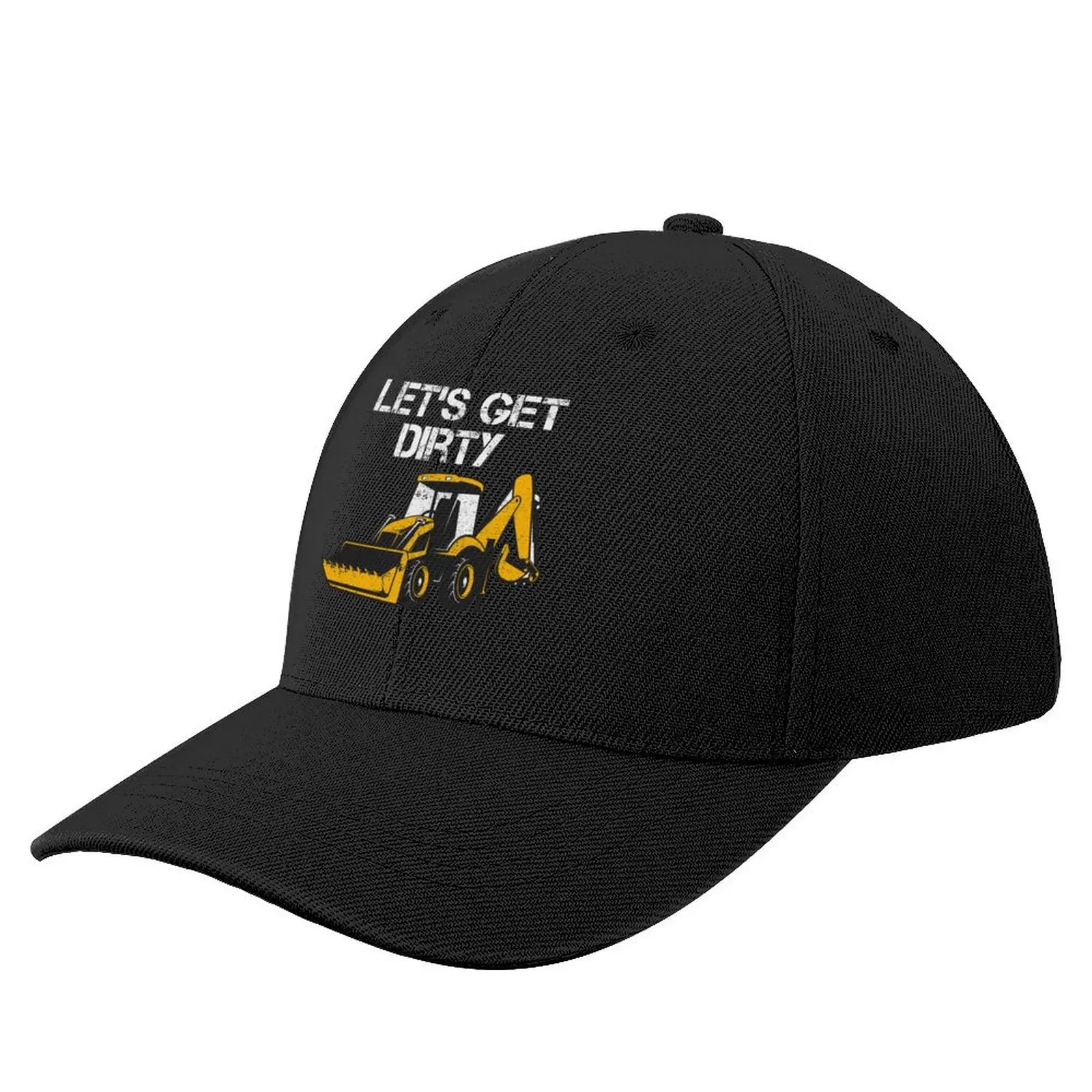 Excavator Backhoe Heavy Equipment Operator Funny Sayings Baseball Cap Snap Back Hat |-F-| birthday Trucker Hats For Men Women's