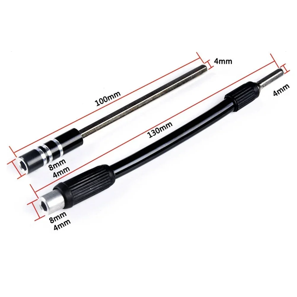 4mm Universal Hard Soft Shaft Batch Head For Electric Drill Bit Holder Flexible Screwdriver Hex Shank Screwdriver Extension Rod