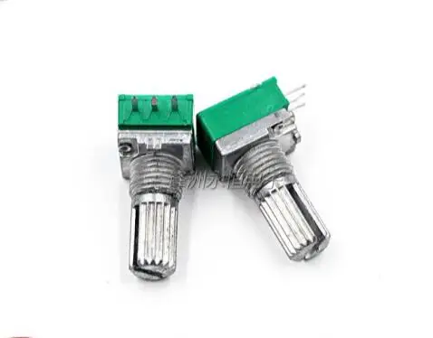 5 قطعة RV097NS RK097G RK097N B 5K 10K 20K 50K 100K 500K مزدوج الجهد 3pin 5pin 6pin B 15 مللي متر B5K B10K B20K B50K B100K B500K