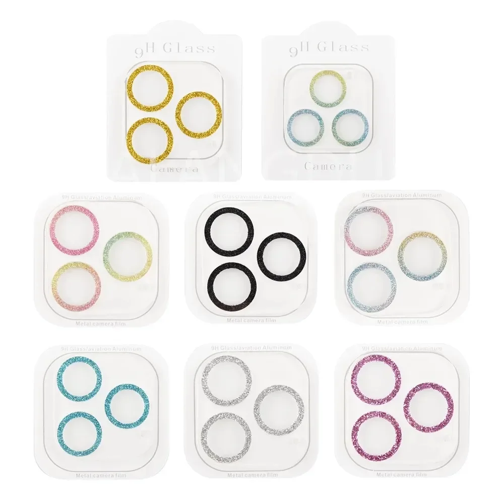 شفاف الماس عدسة الكاميرا حامي ، تألق Shining ، المتكاملة ، آيفون 13 ، 12 ، 11 ، 14 ، 15 برو ماكس ، 14 زائد ، 13 برو ، 12 P