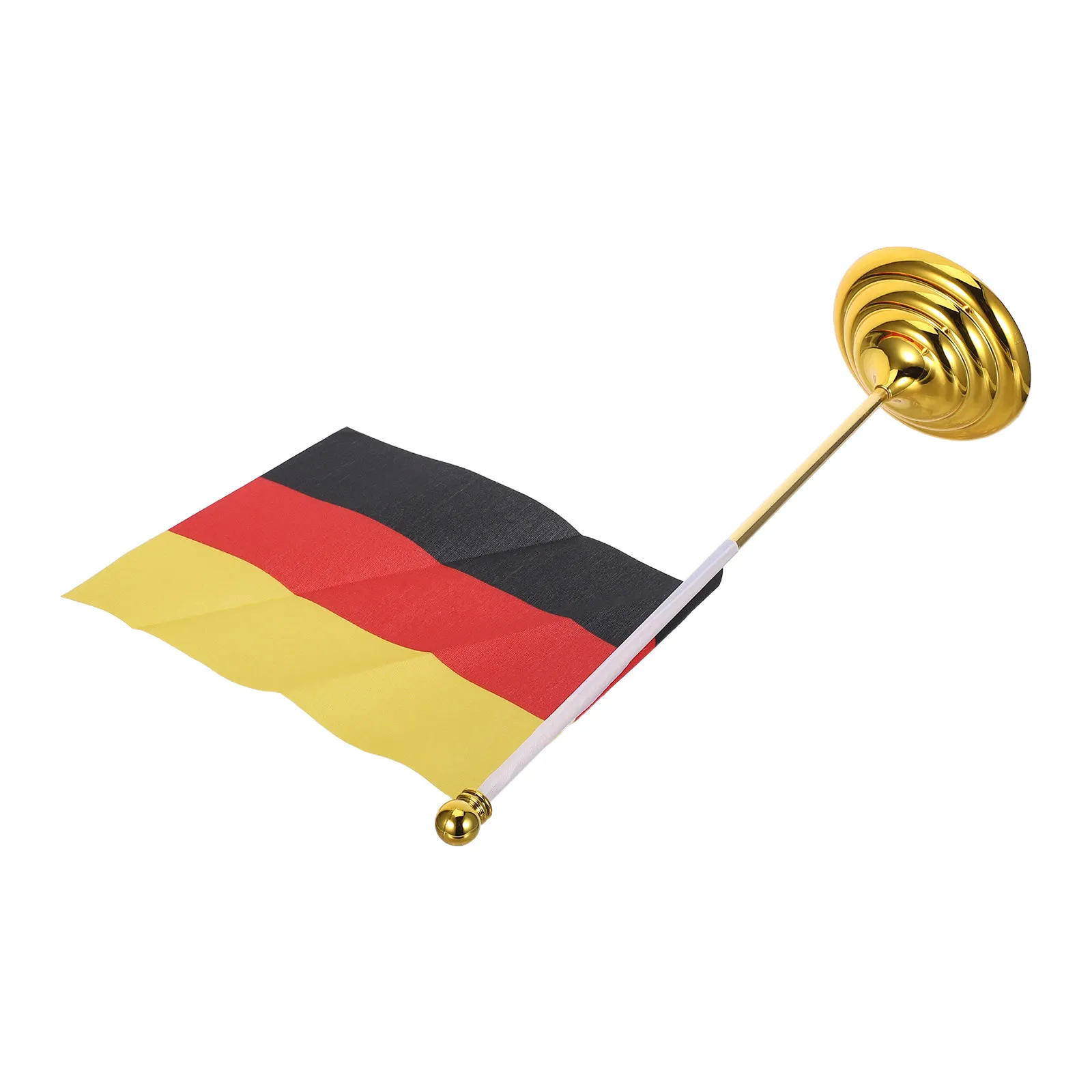 Mini Germany Flag Table Banner Holder Iron Base Desk Flags Stand Conference Decoration International Meeting Display