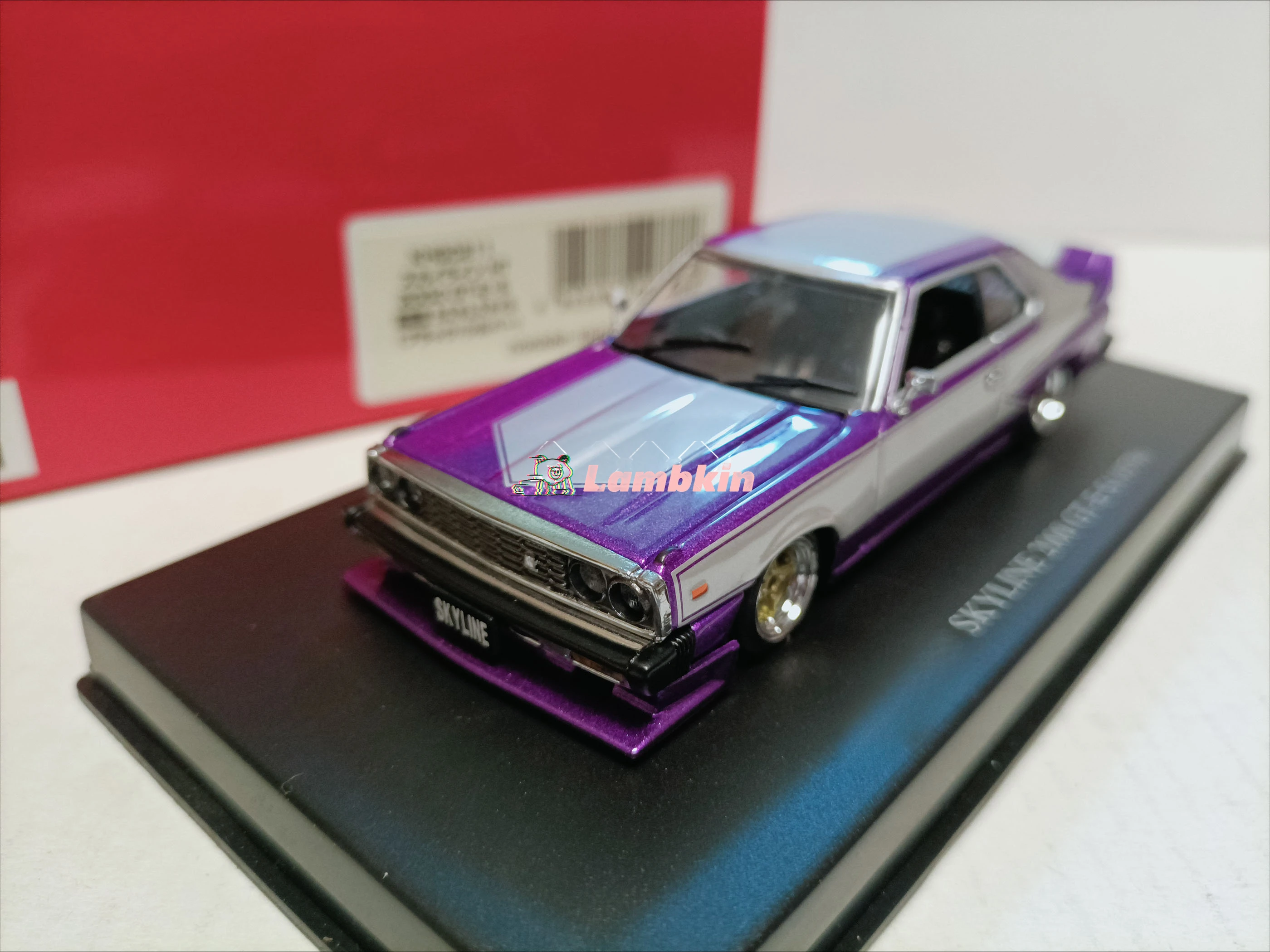 

DISM 1/43 2000GTES KHGC211 Серебристый Фиолетовый Рампаж Модифицированная Коллекция Моделей Автомобилей Подарочный Орнамент