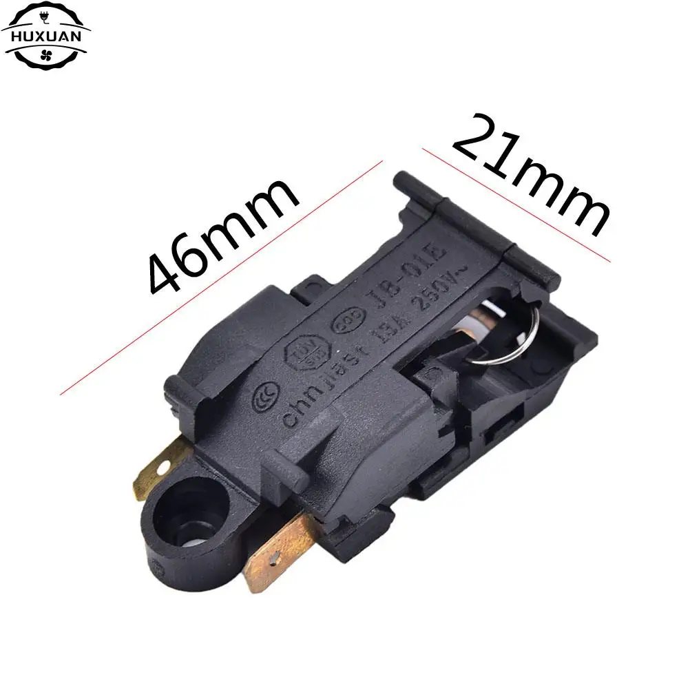 2Pcs/lot Black 13A Switch Electric Kettle Thermostat Switch Steam Medium Kitchen Parts Accessories Wholesale