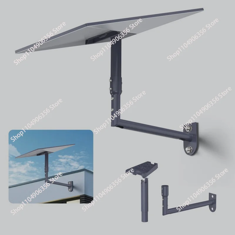 For EP-SK0068 for Starlink 3rd generation roof L-shaped wall-mounted plastic and metal bracket with V3 adapter
