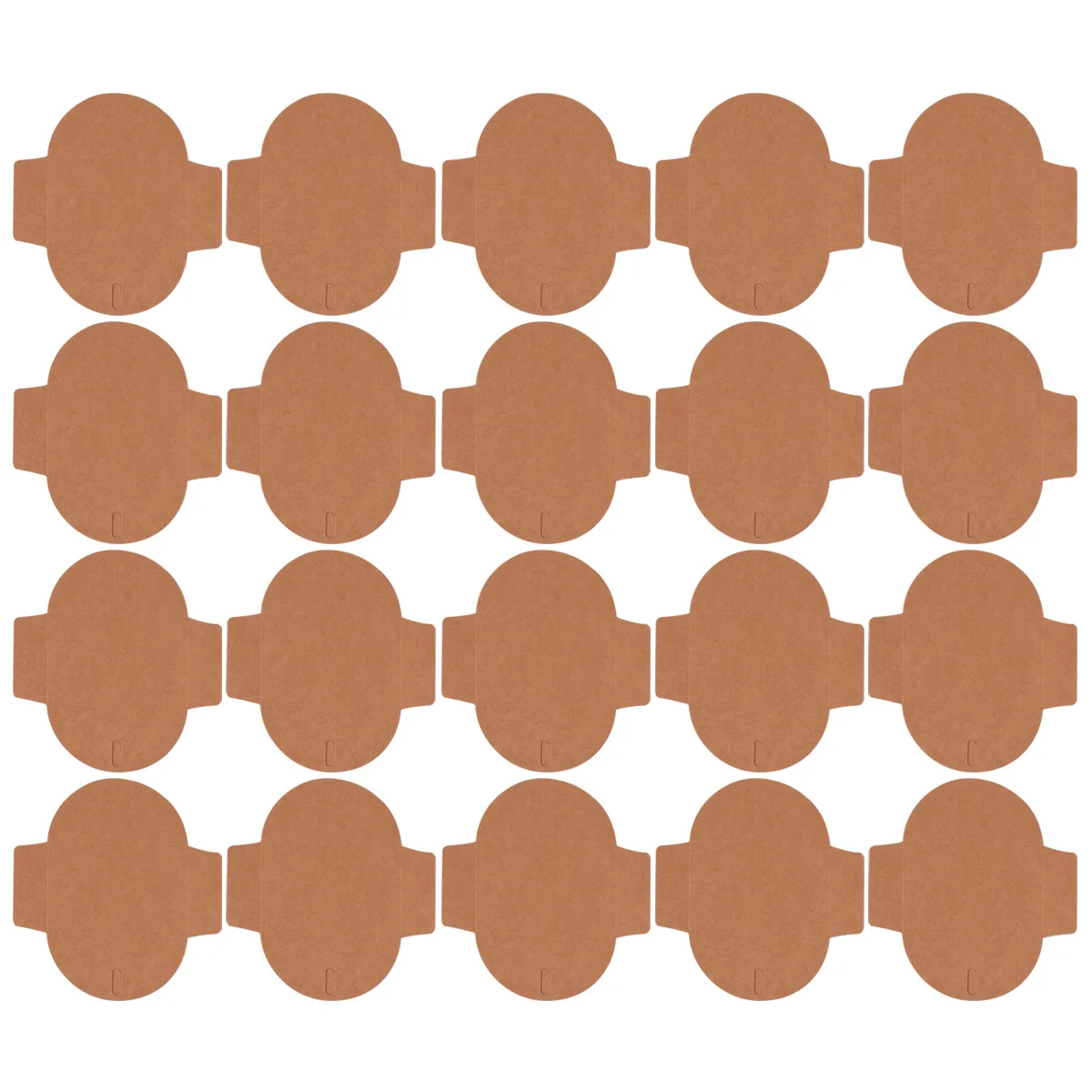 20 قطعة مغلفات ورق الكرافت قسط الحرفية البني المغلفات لبطاقات دعوة عيد الميلاد الزفاف الذكرى حفلة هدية الرجعية #5