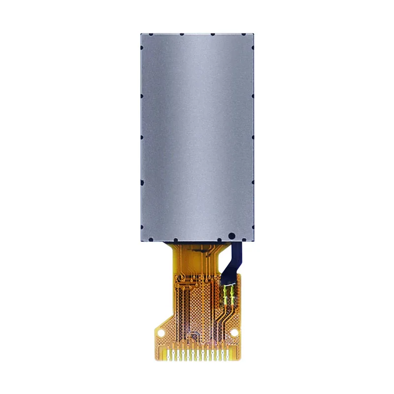 1.08 inch TFT LCD Display Module NV3001 128x220 Resolution SPI 13-Pin Solder Pad IPS Full Viewing Angle Long Bar Screen