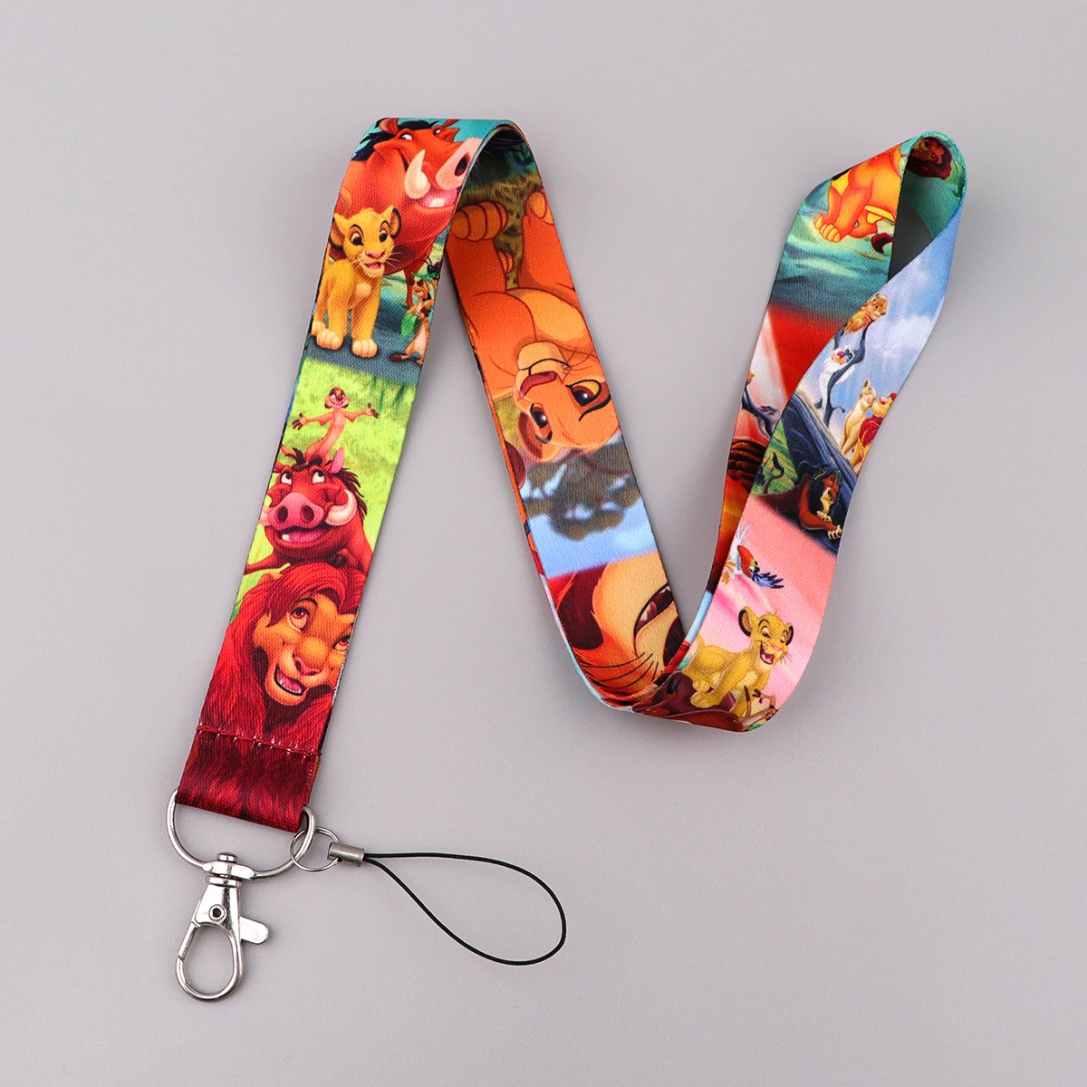 The King Lion Lanyard for keys ID Card Keychain Phone Straps USB Badge Holder DIY Hang Rope Lariat Lanyard