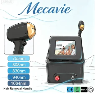 Mecavie 5000W 5 Wavelength Diode Laser Hair Removal Machine 10 Bars FAC Sapphire Cooling 2Y Warranty Salon Home Beauty Device