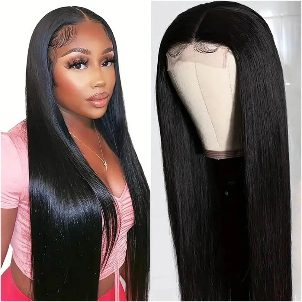 

Прямые парики 30-40 дюймов, парики с HD-кружевной передней частью 13x6, бразильские парики из 100% натуральных волос с плотностью 200%, парики с полной кружевной передней частью 360 для женщин