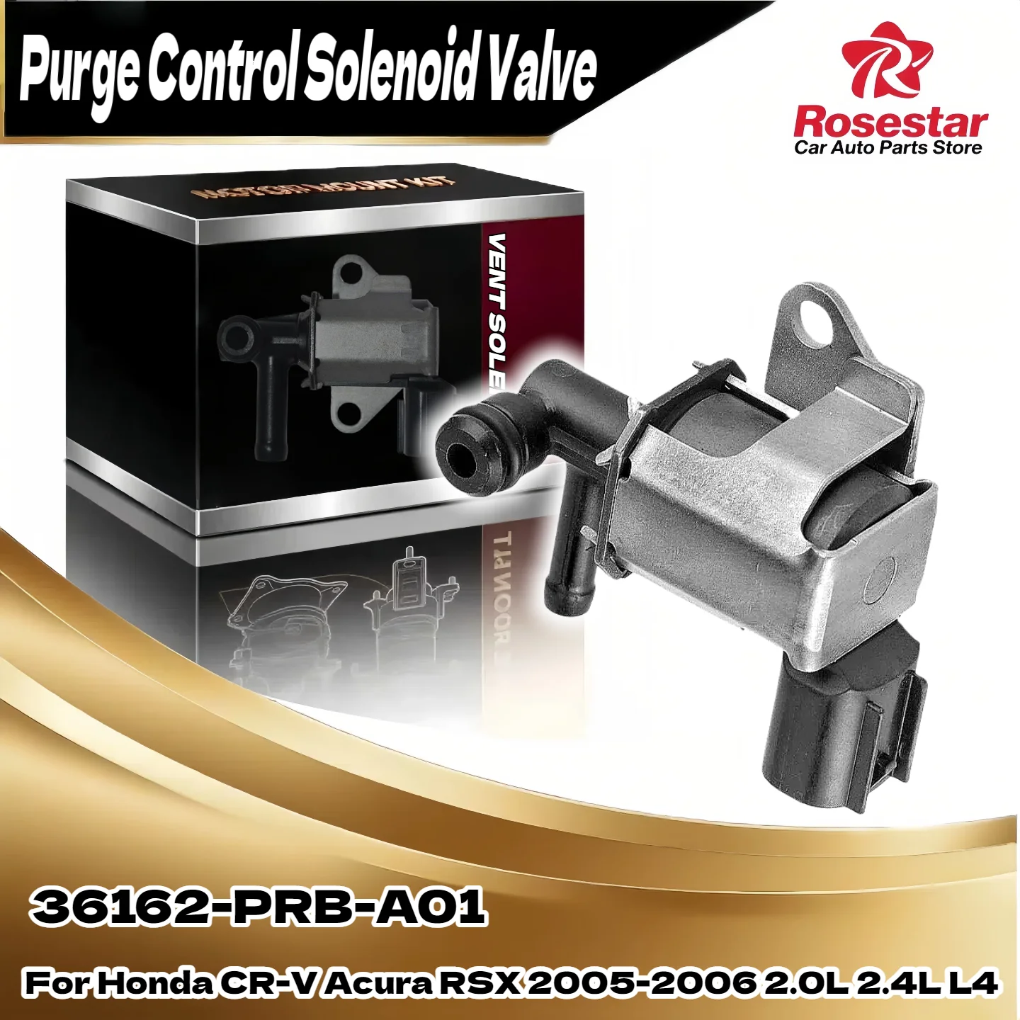 

Purge Solenoid Valve for Honda CR-V for Acura RSX 2005-2006 L4 2.0L 2.4L K5T46688 36162-RFE-005 36162-PRB-A01