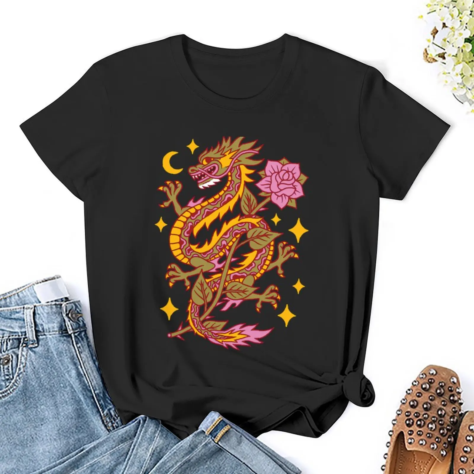 Billy Strings Dragon T-Shirt oversized vintage clothes Aesthetic clothing summer clothes for Women