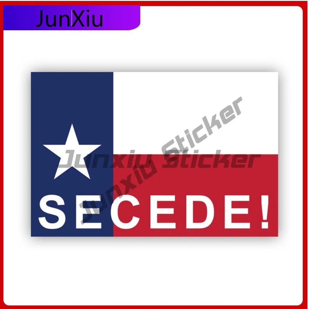 

Secede Texas State Fade Resistant Weather Resistant Cool For Motorcycle Bumper Car Window Easy To Remove No Residue Decal