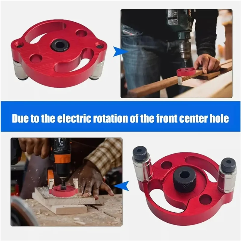 

A84E-Woodworking Hole Puncher Vertical Doweling Jig 3-10Mm Self-Centering Drill Guide Locator