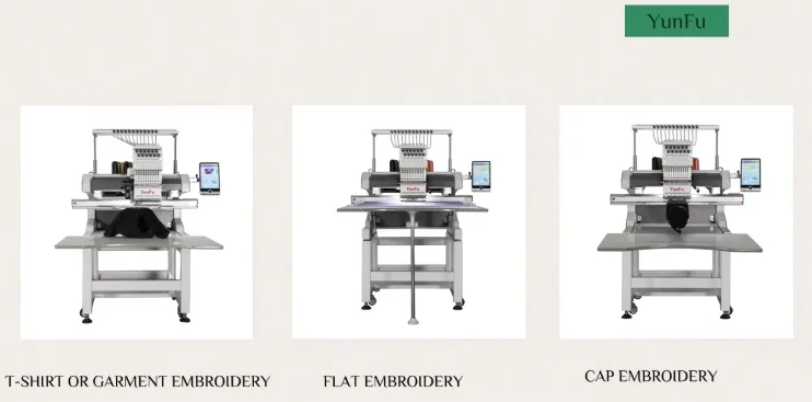 Big Sale! 2025 Hot Multifunctional Small Embroidery Machine Computerized Economic Type Yunfu High Quality Computer Embroidery