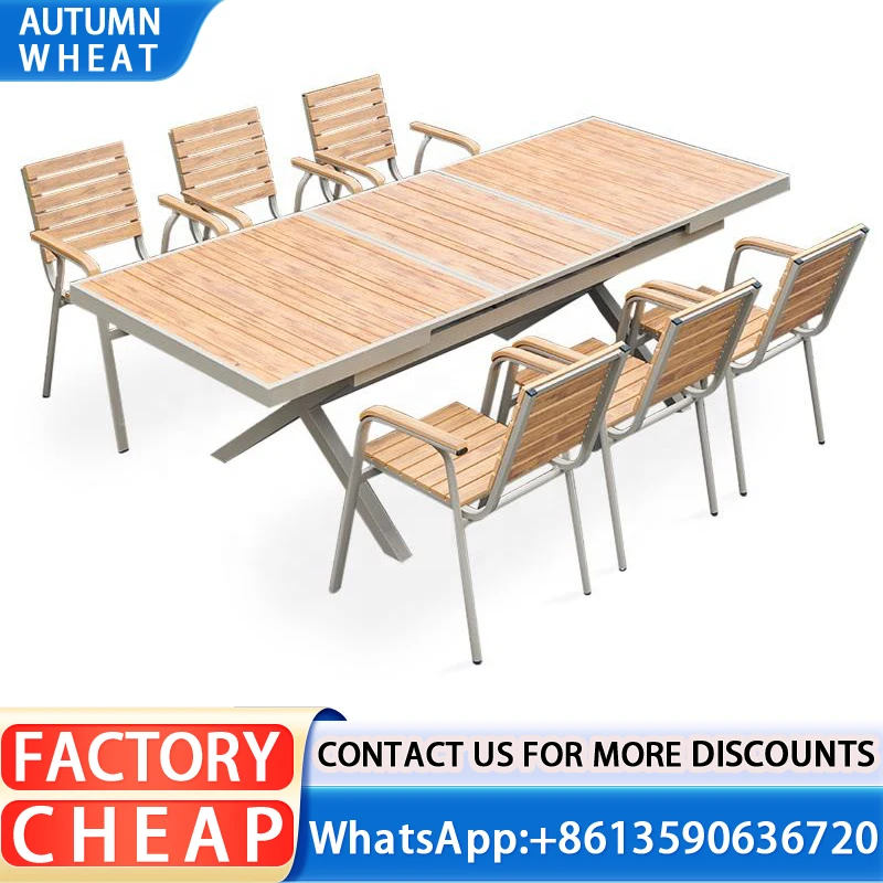 Factory Outdoor Furniture Garden Dining Kitchen White Rectangle Portable Folding Carry Plastic Wooden Party Tables For Events