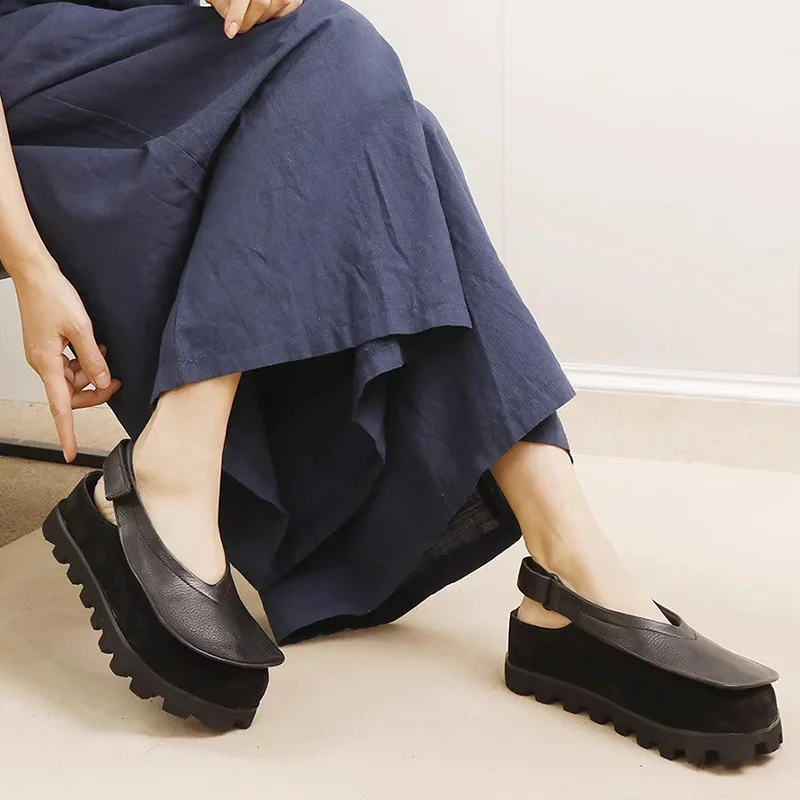 Designer Women Platform Loafers Shoes Flats Sandals Woman Casual Sneakers Summer 2025 Fashion Slides Walking Zapatillas De Mujer image 5