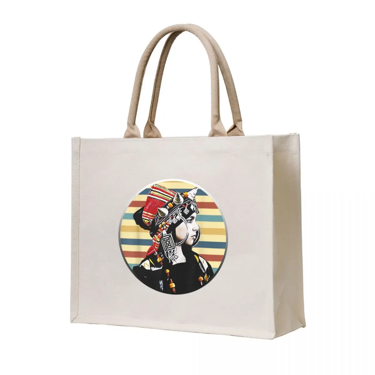 

Amazigh Art work Tote Bag ecological bags Cloth bags reusable shopping bags