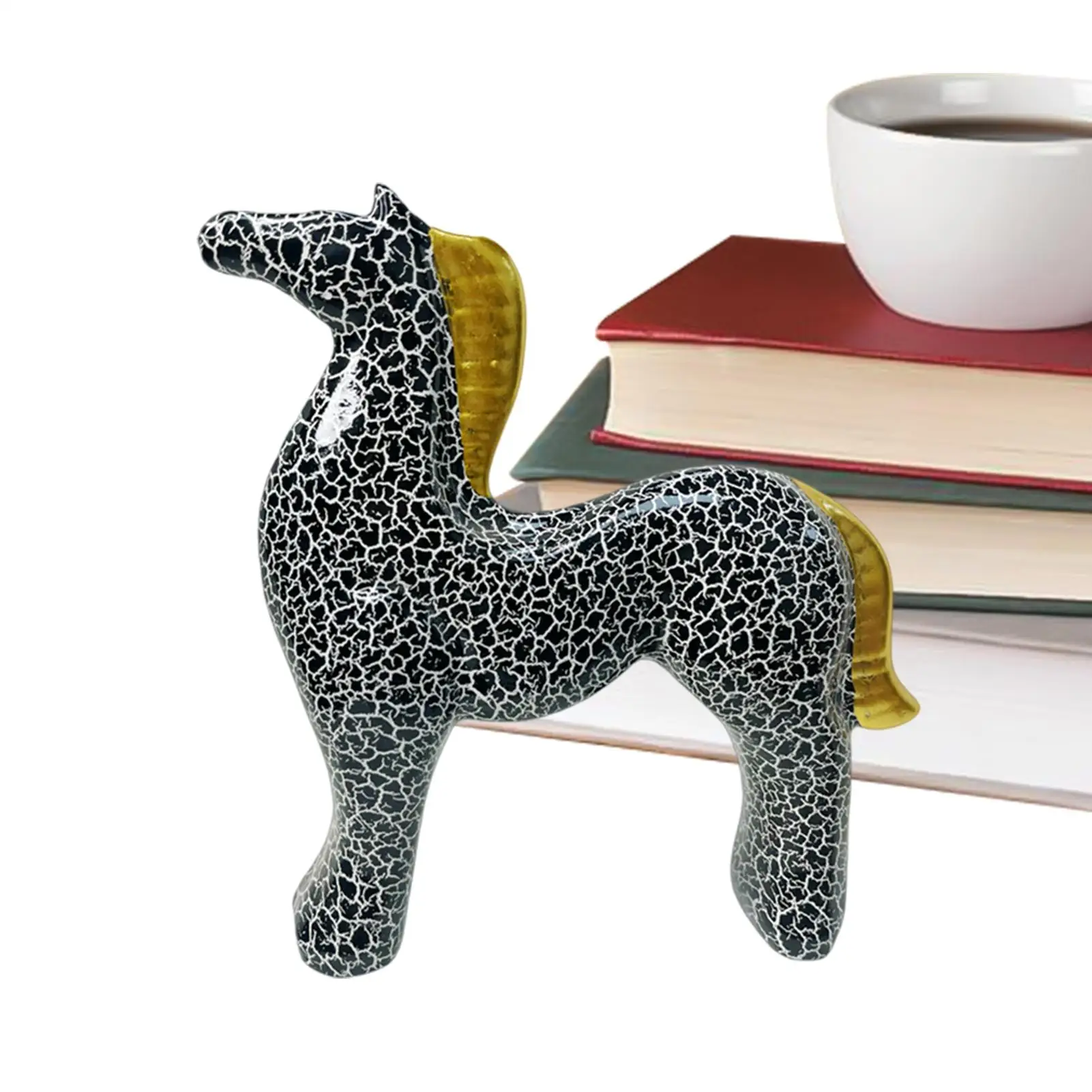 

Декор лошади, окрашенная скульптура из смолы, нарисованные фигурки лошадей, декор стола для гостиной, спальни, офиса, отеля, ресторана, квартиры