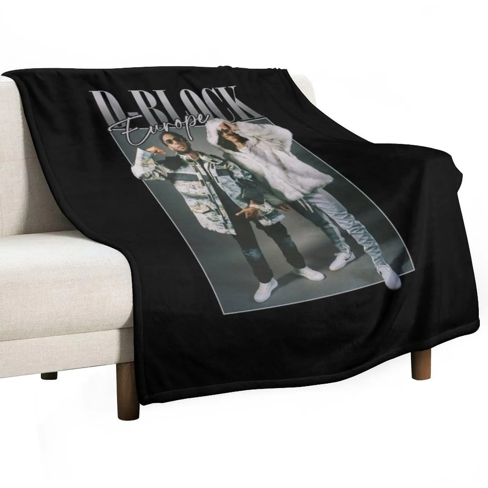 Men Women Best Merch D Block Europe Funny Men Fan Throw Blanket Soft Sherpa Fleece Warm Blanket for Winter