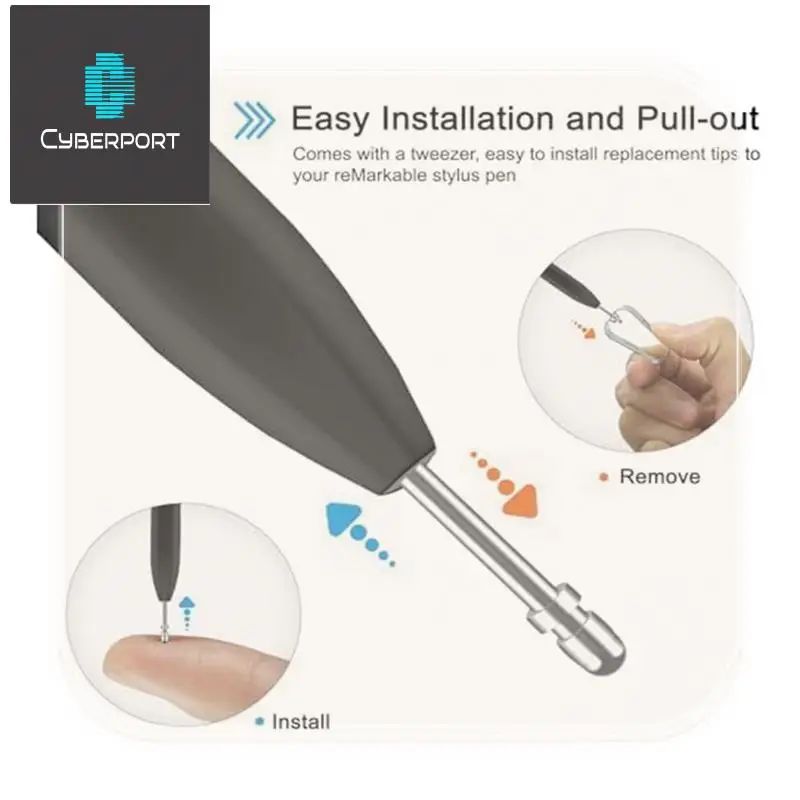 No Wear Out Titanium Replacement Pen Tips, 2 Smooth And Precise, With Installation Tool, Universal Pen, Digital Pen, Easy To Use