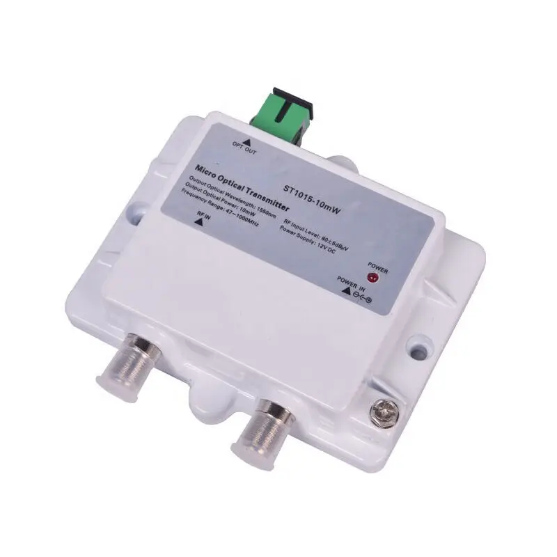 High-tech 7-1000MHz 1550 Mini Optic Transmitter ST1015-10mw Wavelength 1550nm for FTTH