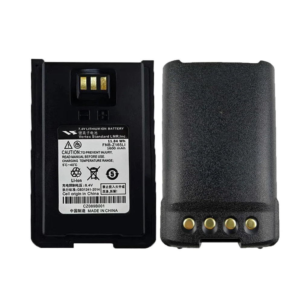 Walkie Talkie FNB-Z165Li Battery 1600mAh Li-ion Compatible For Yaesu VZ-10 VZ-12 VZ-18 Motorola V318 Two Way Radios Parts