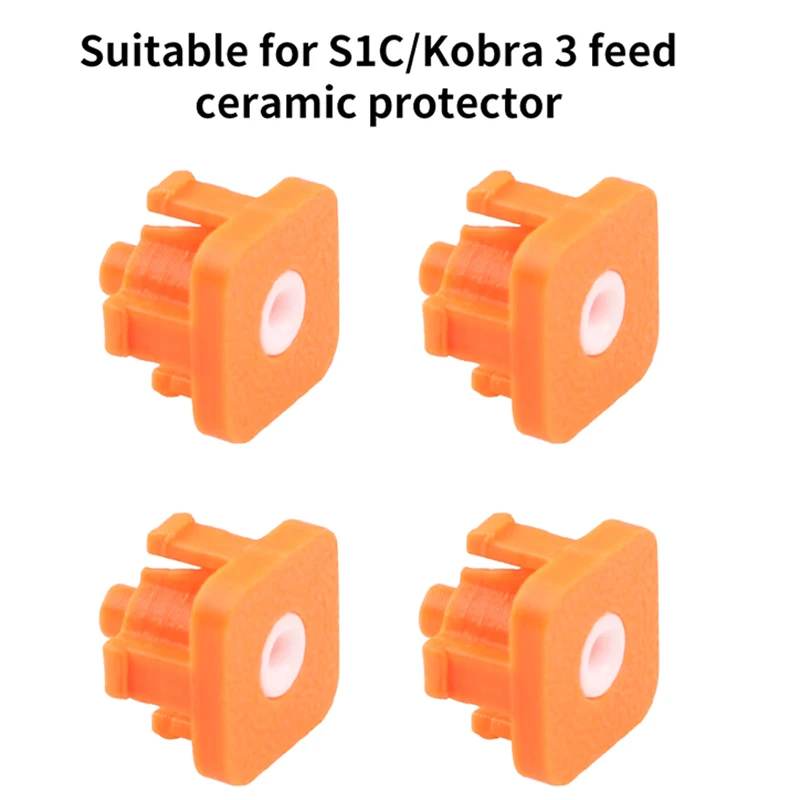 4PCS AMS Guard Inlet Ring Protectors Durable 3D Printer Parts for Anycubic Kobra 3 Combo/S1 Combo - Printer Accessories