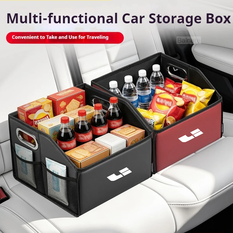 Car Trunk Storage Box Organizer Car Cargo Boot Tools Storage, For Li Auto Li Xiang L6 L7 L8 L9 2024 2025 2026 Car Accessories