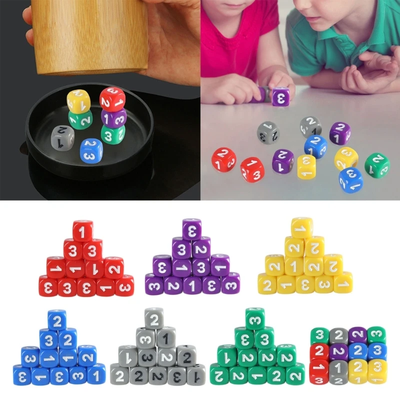 Q39E 12pcs/set 6 mặt acrylic acrylic action -sed