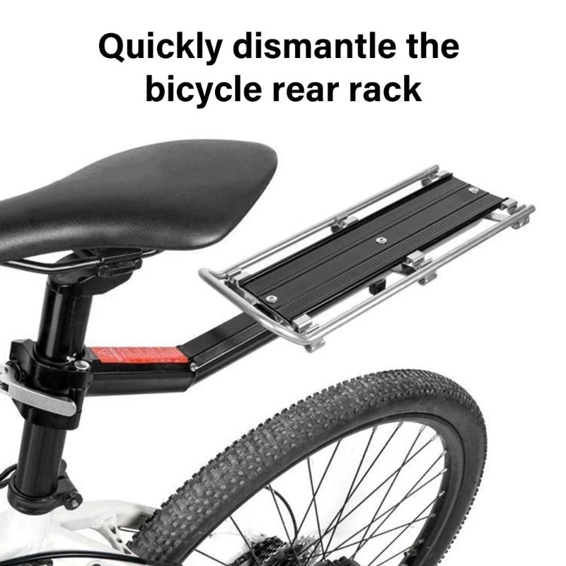  Bicycles Luggage Carriers Cargo Rear Rack Luggage Carriers Rear Install Shelf Cycling Seatpost Bag Holder Stand Rack