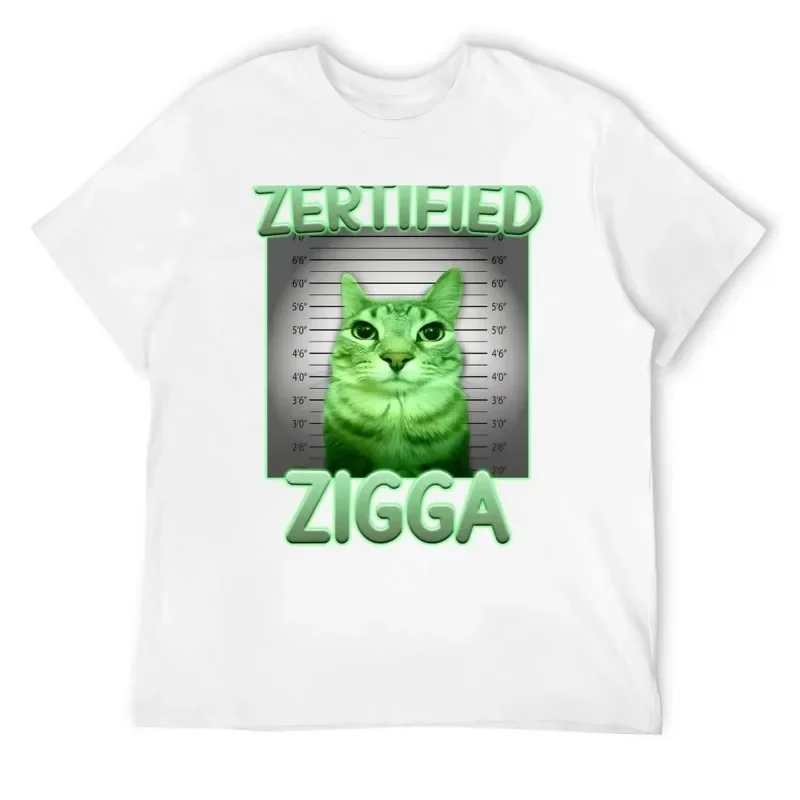 Summer women's short-sleeve top street style funny alien brain-hole cat emoji print short-sleeve T-shirt casual trendy pattern