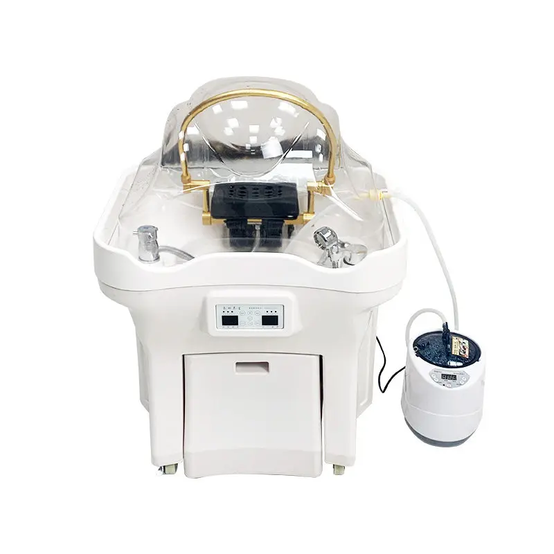 Water storage type Internet celebrity shampoo with constant temperature water circulation fumigation beauty shampoo bed