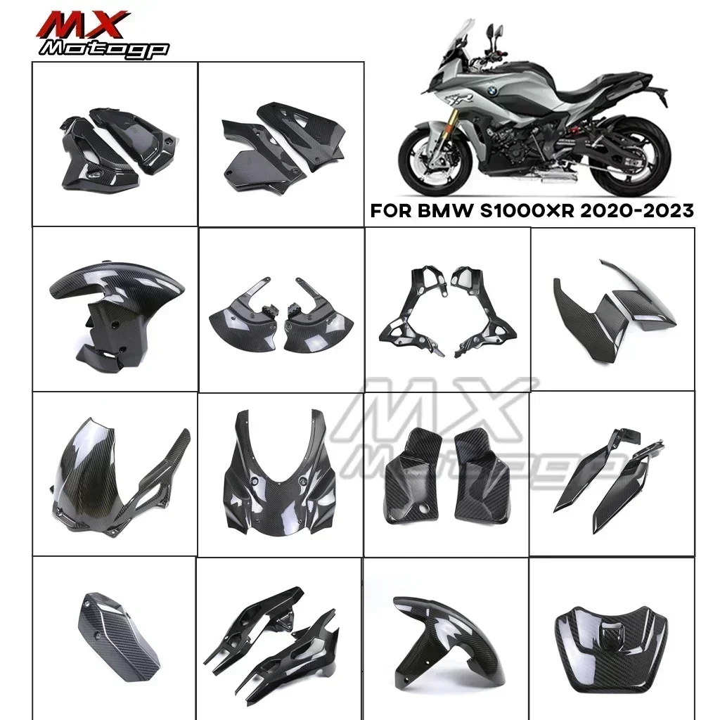 Carbon Fiber Motorcycle Fairing Kits For BMW S1000XR S1000 XR 2020 2021 2022 2023 Mudguard Frame Cover Side Panels Accessories