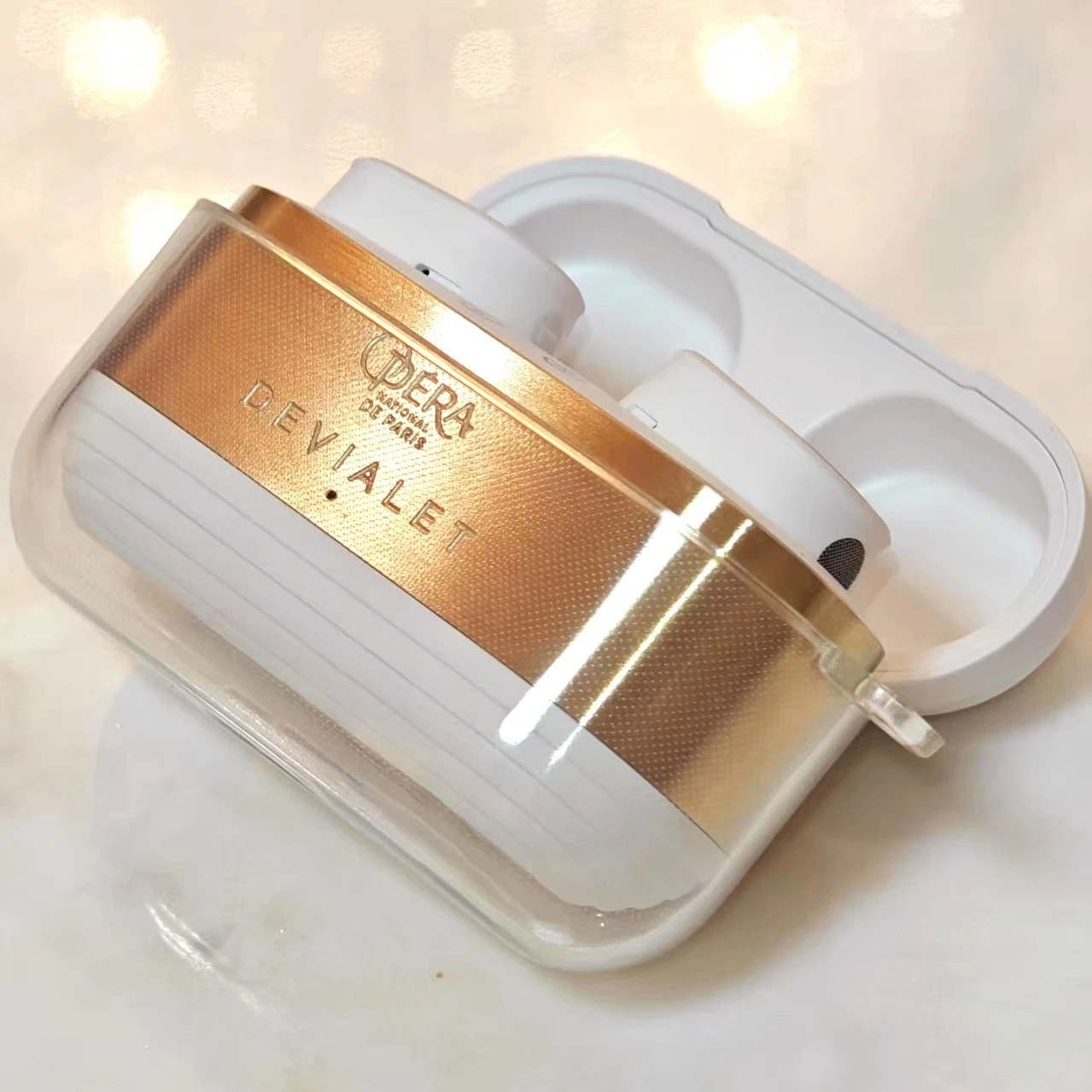 لـ Devialet Gemini II حافظة واقية شفافة وشفافة من مادة TPU تغطي سماعة أذن بلوتوث محمولة #5