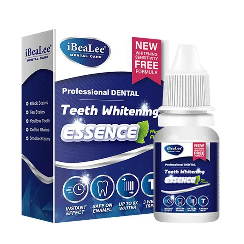 10ml Teeth Whitening Essence Tooth Washing Liquid Brightening Quickly Remove Stones Smoke Stains Teeth Stains Oral Cleaning