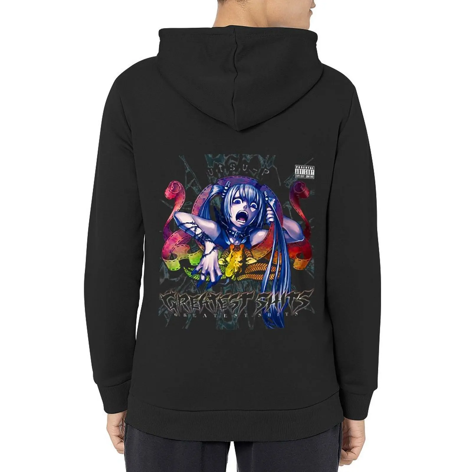 

Greatest (S)HITS - Utsu P Hoodie korean style clothes men wear autumn clothes new hoodies and sweatshirts